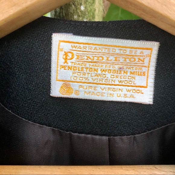 Vintage Pendleton Jacket 100% Virgin Wool Coat oversized - Picture 2 of 12